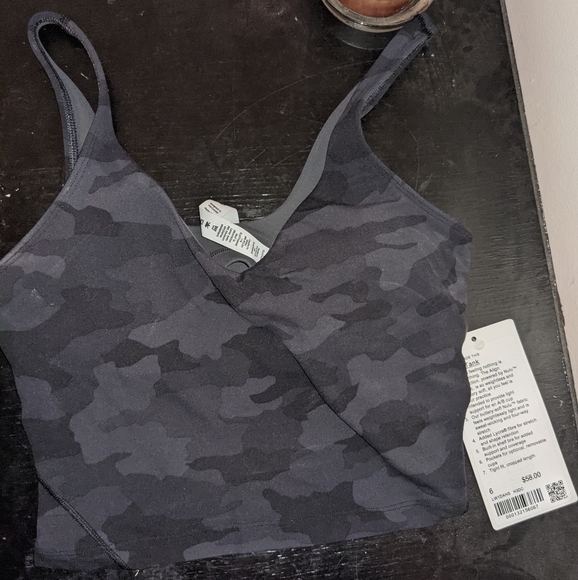 BNWT size 6 align camo tank top - Picture 2 of 3